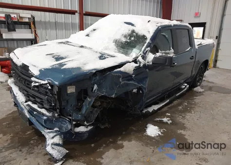 2024 Chevrolet Silverado 1500 4Wd Short Bed Custom z USA, uszkodzony, nr VIN 3GCPDBEK5RG186622